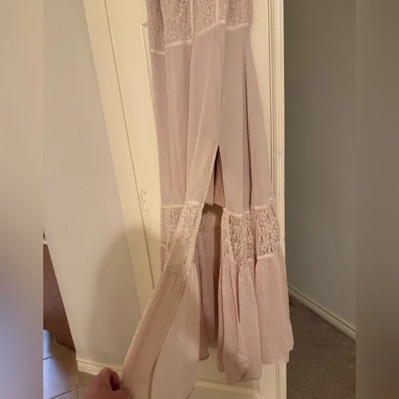 Joyfolie Cream Boho Maxi Dress - Picture 6 of 10